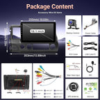 2+32GB Upgrade Android Radio for Honda Civic 2006-2011 with Carplay Android Auto, 10.1" Touchscreen Head Unit for Honda Civic with in-Dash GPS, BT, WiFi, SWC, FM + Camera- Fit Large Screen