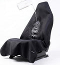 Car Seat Cover Protector, Waterproof Sweat Towel Seat Cover for Gym, Sports, Beach, Universal Front Seat Cover for Cars, Trucks, SUVs, Leather Seats(Black)