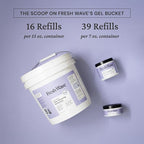 Odor Removing Gel Bucket, 15.5 lb. (248 oz.) | Lavender Scent Refill | Odor Absorbers for Home | Safer Odor Relief | Natural Plant-Based Odor Eliminator | For Cooking, Trash & Pets