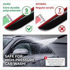 Window Deflectors Smoke Tinted In-Channel Side Window Vent Visor Deflectors Rain Guards Compatible with Compass 2017-2026 - 4pcs. GW0720