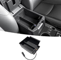 Center Console Organizer Tray with Super Fast Charging Fits for 2010-2024 Toyota 4Runner Armrest Storage Box Compatible with 4Runner Interior Accessories (Center Console+USB)