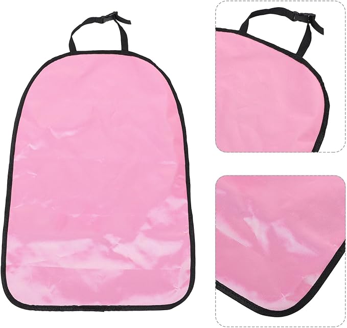 Car Seat Back Kick Mat Protector for Fake Leather Seat Back Kick Guard Pad Dirt and Scratch Resistant for Family Travel