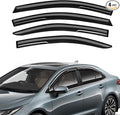 Rain Guards Fit for Toyota Corolla Sedan 2019 2020 2021 2022 2023 2024 2025 2026, Tape-On Extra Durable Side Window Sun Rain Guard 2019-2026 Corolla Visor Deflectors Black 4 PCS
