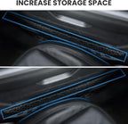Metal Front Door Pocket Storage Box for Jeep Wrangler JL JLU 4XE 2018-2026 & Gladiator JT 2020-2023 2024 2025 2026 Accessories Door Organizer Storage (Not for Power Seats), Flat Flag, 2PCS
