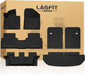 Floor Mats & Backrest Mats & Cargo Mats for KIA Sorento 7 Seats 2020 2019 2018 2017 2016, All Weather TPE Custom Fit Floor Liners for KIA Sorento 1st & 2nd & 3rd Row Full Set Car Mats, Black