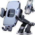 Military-Grade Phone Holders for Your Car【96+LBS Strongest Suction】Car Phone Holder Mount, Ultra-Durable Cell Phone Car Mount Truck for Dashboard Windshield Vent for iPhone 17 16 15 Pro Max Air