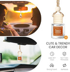 Hanging Car Air Freshener, Long Lasting Scent, Cute Air Fresheners for Women, 2 Pack Non-Toxic Essential Oil Diffuser, Made in USA
