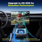 LAMTTO Wireless CarPlay Adapter with Gemini AI, 4GB+32GB Magic Box with Full Google Play Access—Download Streaming Apps, Games, Support Android Auto, OTA, HDMI, Airplay, USB Drive Media Playback