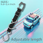 Car Seat Headrest Hooks, 2 Packs | S-Shaped Heavy-Duty Metal Hooks, Headrest Hooks, Safe and Anti Robbery