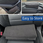 Waterproof Car Seat Cover for Front Seats, Protector for Cars SUVs Trucks, Sweat Towel Seat Covers Bucket for Gym,Workout,Beach,Hiking,Running(Grey,Rear Bench Seat Towel)