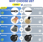10PCS Car Detailing Brush, Ultra Soft Boars Hair Car Interior Exterior Detailing Brushes, Car Dash Duster Brush, Magic Sponge, Car Cleaning Gel, Car Accessories for Air Vents, Wheels, Leather Seat