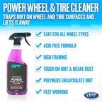 Optimum No Rinse Version 5 (32 Oz) with Power Wheel Cleaner Kit (17 Oz) Bundle - ONR Rinseless Car Wash with New 17 oz Power Wheel and Tire Cleaning Solution