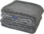 1-Pack Double-Sided Microfiber Towels for Cars Gray 26.8 x 32.3 in | Dual-Sided Design, Ultra Absorbent, Scratch-Free, Streak-Free Finish, Machine Washable