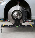 Wheel Toe Alignment Tool Kit for at Home DIY Garage Use, Stainless Steel Toe Plates with Dual Tape Measures, Quick Front-End Toe Check for Automotive Cars Trucks SUVs - Black (Patent Design)
