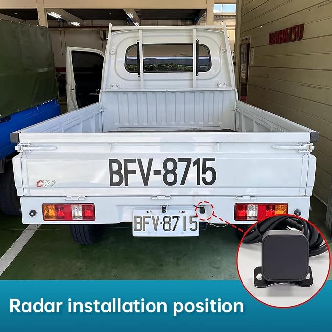 77GHz BSD Blind Spot Monitoring System, BSA BSM BLIS Lane Change Warning LCA Lane Change AssistRCTA Rear Cross Traffic Alert Car Safety Radar Kit for SUV MPV Truck Sedan