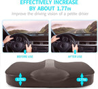 Car Seat Cushion - Comfort Memory Foam Seat Cushion for Car Seat Driver, Tailbone (Coccyx) Pain Relief Pad, Car Seat Cushions for Driving, Office Chair Cushion (Brown)
