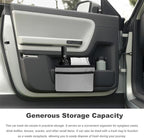 Car Trash Can, Foldable Multi-Pocket Design Auto Hanging Storage Container with Garbage Bags, Multifunctional Mini Oxford Storage Bag Garbage Holder for Cars SUVs Trucks (Gray)