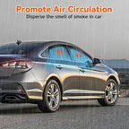 Rain Guards Compatible with 2015-2019 Hyundai Sonata,Tape-On Side Window Visor Wind Deflector Vent Visors Car Accessories 4pcs