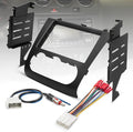 NuIth Double DIN Radio Dash Kits for Nissan Altima 2007-2012 with Non Digital A/C Climate Control, Altima 2Din Stereo Wiring Harness Adapter, Altima Trim Bezel Mount Housing Bracket
