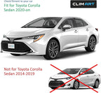 in-Channel Incredibly Durable Rain Guards for Toyota Corolla 2020-2026 Sedan, Original Window Deflectors, Vent Window Visors, Vent Deflector, 4 pcs. - 620374