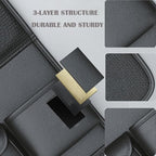 Car Seat Organizers,Multi-functional Back Seat Protectors, Storage Pouches, and Tray Holders (for Cars, Kids, Seat Back and Rear Seats)（Black1 Pcs）