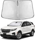 Windshield Sunshade Compatible for Chevrolet Equinox 2018-2022 2023 2024, Sun Visor for Front Windshield & Window Sun Shade Cover, UV Heat Blocker & Protector, Car Accessories