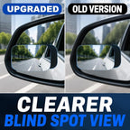 Blind Spot Mirrors - 2 Pack Rectangle HD Glass Frameless Convex Rear View Mirror with Wide Angle Adjustable Stick for Cars, Trucks, And Motorcycles Stuff Rearview Mirror Accessories Decor