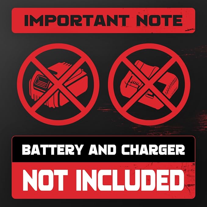 150PSI Tire Inflator Portable Air Compressor: Cordless Air Pump Compatible with Milwaukee 18V Battery - Car Tire Pump with LCD Display & LED Light for Auto, Motorcycles (Tool Only)