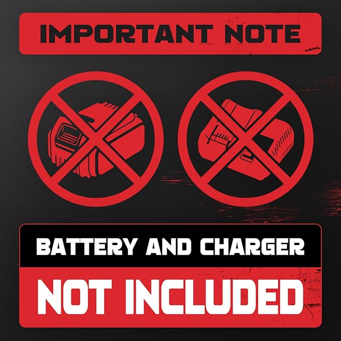 Tire Inflator Portable Air Compressor Compatible with Milwaukee 18V Battery, 160PSI Air Pump with Dual Digital Screen, Auto Shut-Off, 5X Faster Inflation & Deflation for Car (Tool Only)