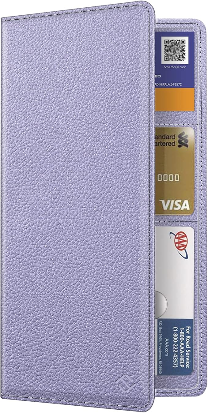 Car Registration and Insurance Card Holder, Vehicle Glove Box Card Organizer Wallet Automobile Accessories for License
