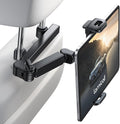Car Headrest Tablet Holder - [3 in 1 Extension Arm] Adjustable Tablet Car Mount for Back Seat, Gifts Road Trip Essentials for Kids, for 4.7-11" Devices, iPad Pro Air Mini, Galaxy, Fire HD