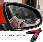 2 PCS Blind Spot Mirror, Adjustable Wide Angle Convex Side Rearview Mirrors, Long Framed Rectangular HD Glass Rear View Mirror for Sedans SUVs Trucks, Car Accessories (Framed Medium)