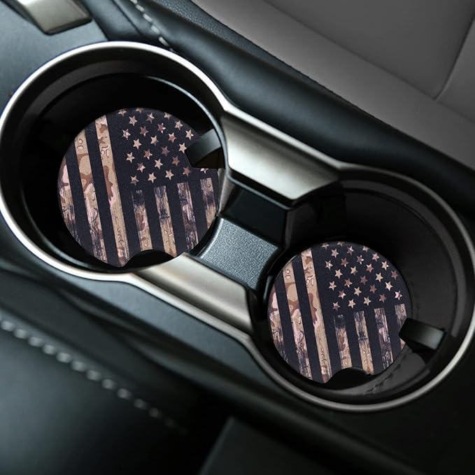 4 Pack Car Coasters - Cup Holder Coasters, 2.75 Inch