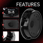 Front Door Speaker Assembly 6 Inch Compatible with Volkswagen | Compatible with 2011-2018 Volkswagen Jetta, 2012-2022 Passa, Audio Radio Bass Loudspeaker, Replaces 5C6035454A 5C6-035-454-A