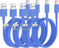 Car Carplay Cable for iPhone 17 16 15 Charger Cord,3/3/6/6FT USB A to USB C Cable for iPhone 17 Pro Max/16 Pro/15 Plus Charger,USB C Car Charger for Apple 17 Air/16 Pro Max/16e/15-Dark Blue