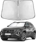 Windshield Sunshade Compatible for Hyundai Tucson 2022-2024 2025 2026, Sun Visor for Front Windshield & Window Sun Shade Cover, UV Heat Blocker & Protector, Car Accessories