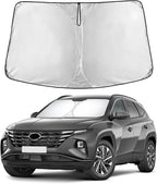 Windshield Sunshade Compatible for Hyundai Tucson 2022-2024 2025 2026, Sun Visor for Front Windshield & Window Sun Shade Cover, UV Heat Blocker & Protector, Car Accessories