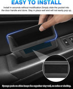 Door Side Organizer Tray for 2022-2025 2026 VW Volkswagen Golf GTI R MK8 Accessories Front & Rear Door Side Storage Box Grab Handle Pocket Box Insert 4PCS