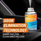 FRESH fx Rapid Odor Eliminator, Fogger Car Air Freshener, 3 Pack | Tranquil Skies scent with odor elimination technology freshens interiors and vents; 1.5-ounce car odor remover