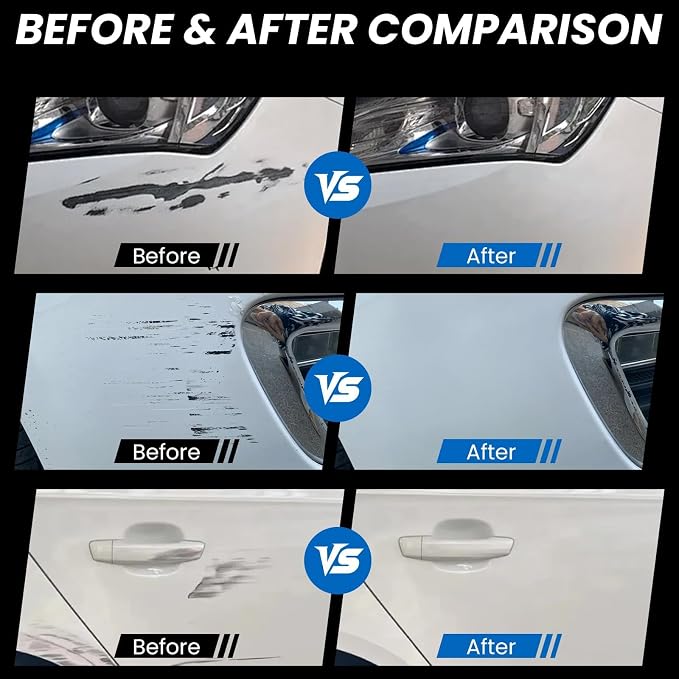 Reusable Nano Magic Cleaning Cloth, Scratch Remover for Vehicles, Nano Sparkle Car Polish for Car Paint & Scratch Repair, Swirl & Water Spots Remover, Repair Scratch