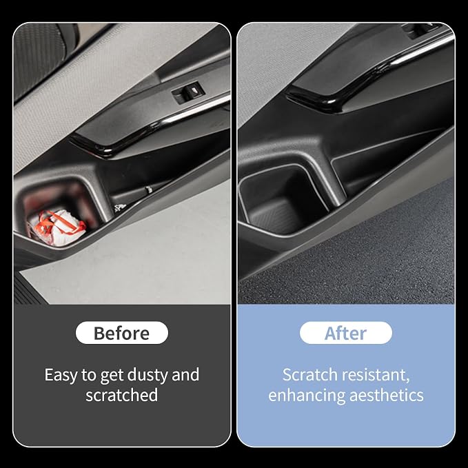 10PCS TPE Car Door Organizer Tray for BMW X3 G45 2025 2026 | TPE Door Organizer Pocket Liners for X3 2025 2026, Front Rear Door Insert Tray Organizer Slot Storage