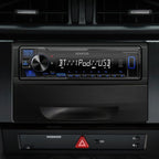 KMM-BT270U Bluetooth Digital Media Car Stereo Receiver with USB Port – AM/FM Radio, MP3 Player, High Contrast LCD, Detachable Face Plate, Single DIN, 13-Band EQ