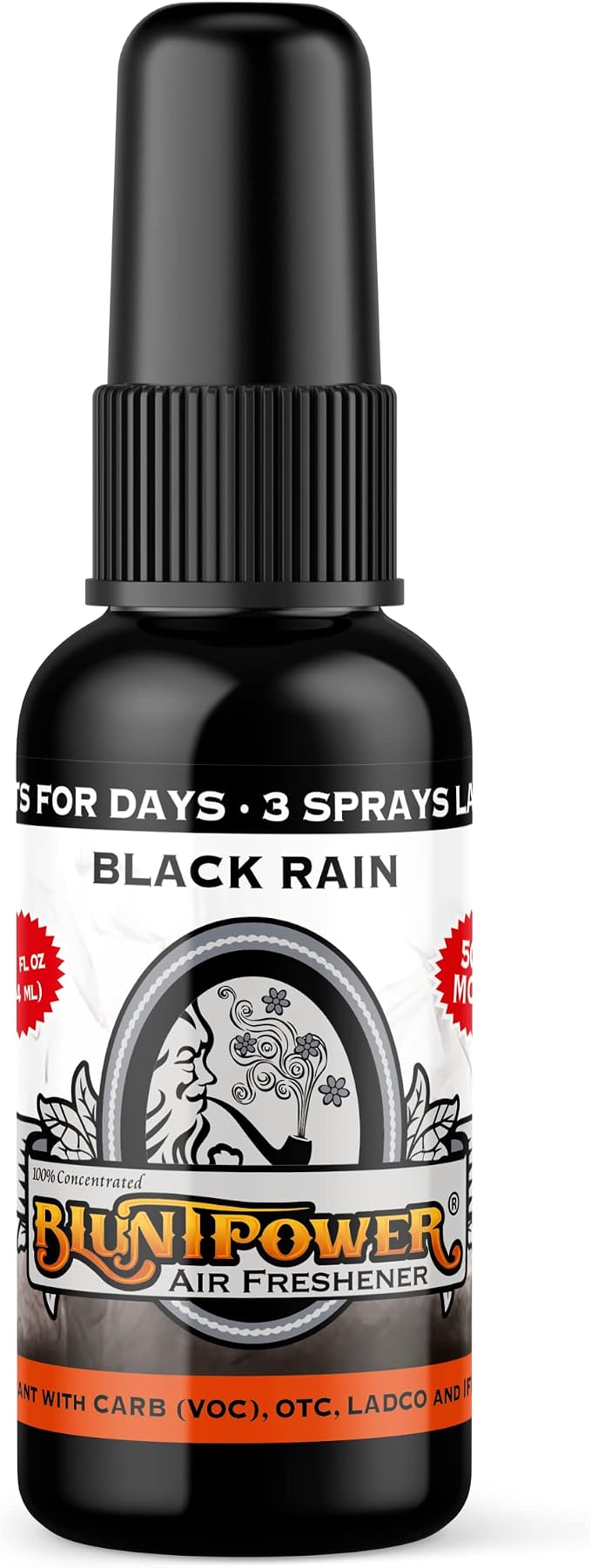 (Black Rain, 1 Pack) Concentrated Odor Eliminator & Diffuser Oil - Room Deodorizer, Odor Eliminator, Air Freshener - Premium Oil Based Air Freshener
