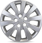 Hubcaps 16 inch Wheel Covers for 2013-2018 Models – Fits Nissan Sentra (Silver Single Piece)