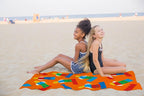 Kids Beach Towel - 100% Cotton Super Soft Absorbent Bath Towel, 28" x 58" Inch Lightweight for Travel, Official Licensed Product, Orange - LEGO®