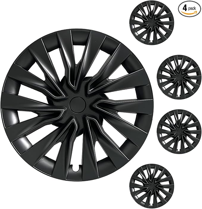 Wheel Cover for Tesla Model 3 Highland (2023-2025) Hubcaps 18 inch Hubcaps 4PCS Wheel Rim Cover Full Rims Cover ABS Hubcap for Tesla Model 3 Accessories