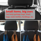 4 PCS Car Seat Headrest Hook Seat Headrest Hanger Organizer Storage Universal for Bags Clothes Car Interior Accessories Headrest Purse Hook Car