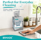 Microfiber Cleaning Cloth, 75 Sheets Microfiber Towels for Cars Commercial Grade Washcloths Lint-Free Bulk Shop Towel Cleaning Rags for Household Restaurant Garage Housekeeping, 11"x 9", Grey