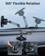 Magnetic Car Phone Holder Mount (360° Rotation) Cell Phone Car Holder, Phone Mount for Car Windshield Dashboard Hand Free Mount for iPhone 17 16 15 14 13 Pro Max All Smartphones
