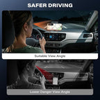 2 Pack for Magsafe Car Mount, Dashboard Magnetic Car Phone Holder | Powerful Magnetic Hold, Includes metal rings for non-MagSafe phones, One-Hand Operation, 3M VHB Adhesive, 360° Rotation